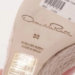 Oscar De La Renta Pink Paloma Pointed Toe Espadrille Size 38 For Women -Oscar de la Renta Sales Shop luxury women oscar de la rentaslug used shoes p37060 007