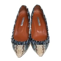Oscar De La Renta Multicolor Python Embossed Leather And Fabric Pointed Toe Pumps Size 39.5 For Women 12 Oscar De La Renta Multicolor Python Embossed Leather And Fabric Pointed Toe Pumps Size 39.5 For Women -Oscar de la Renta Sales Shop luxury women oscar de la rentaslug used shoes p402959 003