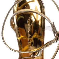 Oscar De La Renta Gold Leather Knotted Ankle Strap Open Toe Sandals Size 36 For Women -Oscar de la Renta Sales Shop luxury women oscar de la rentaslug used shoes p479887 004