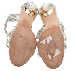 Oscar De La Renta Metallic Gold Leather Ambria Embroidered Cut Out Sandals Size 36.5 For Women -Oscar de la Renta Sales Shop luxury women oscar de la rentaslug used shoes p525669 001