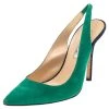 Oscar De La Renta Green/Blue Suede Slingback Sandals Size 36.5 For Women -Oscar de la Renta Sales Shop luxury women oscar de la rentaslug used shoes p559224 009