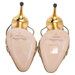 Oscar De La Renta Metallic Gold Leather Carmen Mule Sandals Size 36 For Women 15 Oscar De La Renta Metallic Gold Leather Carmen Mule Sandals Size 36 For Women -Oscar de la Renta Sales Shop luxury women oscar de la rentaslug used shoes p559456 008