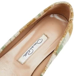 Oscar De La Renta Multicolor Canvas Beaded Tassel Ballet Flats Size 38.5 For Women -Oscar de la Renta Sales Shop luxury women oscar de la rentaslug used shoes p586893 003