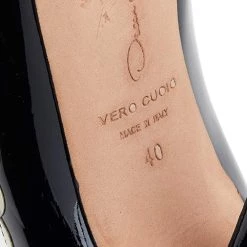 Oscar De La Renta Black/Cream Patent Leather Bow Peep Toe Pumps Size 40 For Women -Oscar de la Renta Sales Shop luxury women oscar de la rentaslug used shoes p612508 009