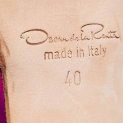 Oscar De La Renta Pink Satin Embellished D' Orsay Pumps Size 40 For Women -Oscar de la Renta Sales Shop luxury women oscar de la rentaslug used shoes p618917 004