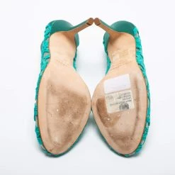 Oscar De La Renta Green Lace And Mesh Pumps Size 41 For Women 16 Oscar De La Renta Green Lace And Mesh Pumps Size 41 For Women -Oscar de la Renta Sales Shop luxury women oscar de la rentaslug used shoes p669511 002
