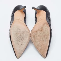 Oscar De La Renta Black Leather Pumps Size 38 For Women 16 Oscar De La Renta Black Leather Pumps Size 38 For Women -Oscar de la Renta Sales Shop luxury women oscar de la rentaslug used shoes p672255 008