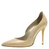 Oscar De La Renta Beige Patent Sabrina Pointed Toe Pumps Size 40 For Women -Oscar de la Renta Sales Shop luxury women oscar de la rentaslug used shoes p83564 001